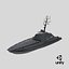 Robot Ship ASV Shadow Fox USV PBR