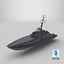 Robot Ship ASV Shadow Fox USV PBR