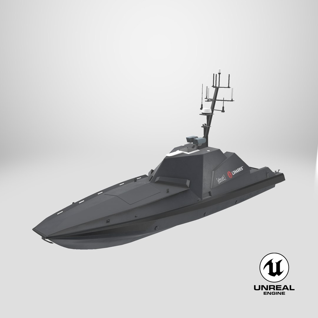3D model Robot Ship ASV Shadow Fox USV PBR https://p.turbosquid.com/ts-thumb/l0/YSaw7v/Sa/stemcell_unreal_render/png/1731707876/1920x1080/fit_q87/c60f245f5bf2fc5053d73ca1982aa5561bca0bdc/stemcell_unreal_render.jpg