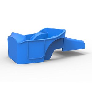 3D Shell of Vintage front engine dragster Version 3 Scale 1 to 25