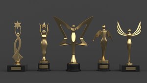 3D Trophy Cup Collection