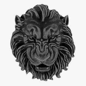 Wall Ornament Lion Head model