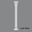 Carousel twisted column