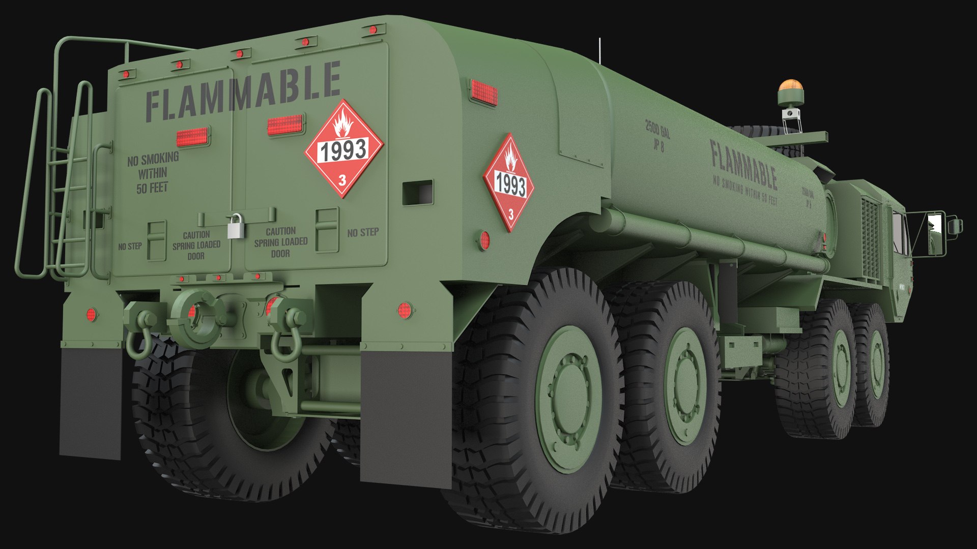 3D HEMTT M978 Fuel Tank Truck - TurboSquid 1938843
