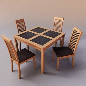3ds max dining table