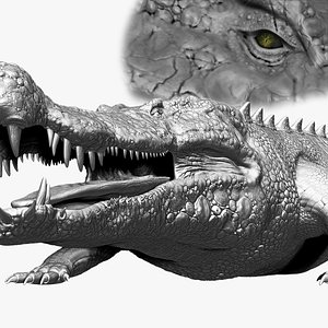 Dinosaur Deinosuchus Riograndensis Sculpt Project
