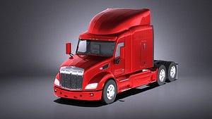 579 semi truck 3D model