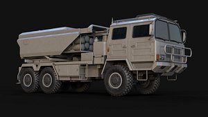 SR-5 MLRS LODs Game Ready Rigged