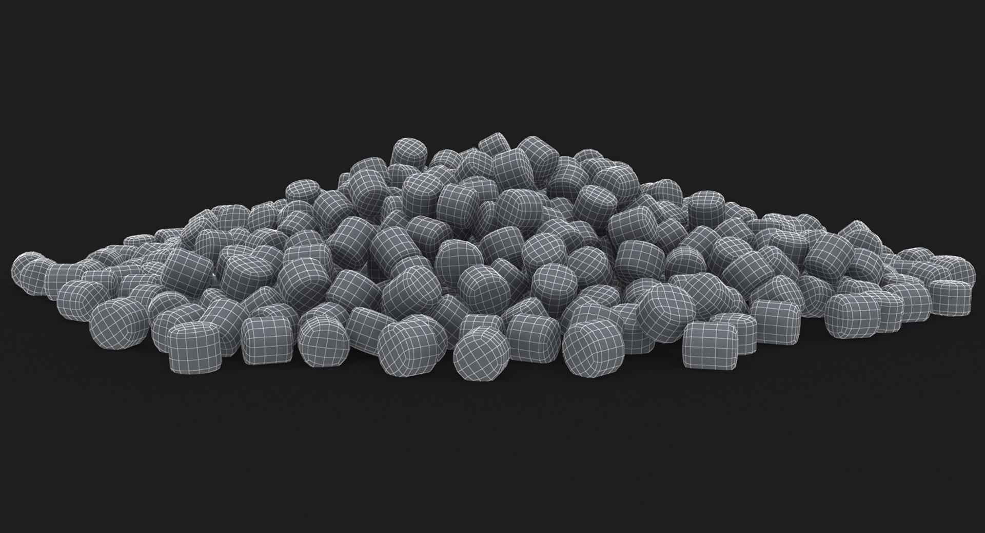 3D dog food 2 pile TurboSquid 1406306