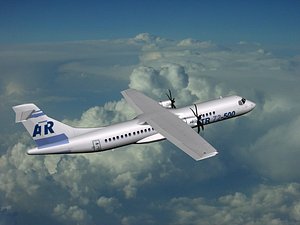 atr 72-500 3d model