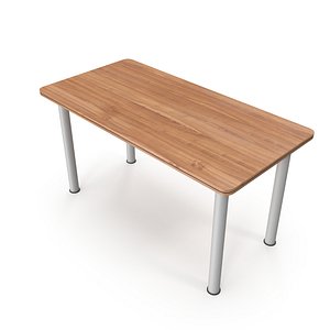Modern Office Workstation Table 3D model