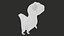 3D Cartoon Cute Dinosaur PBR model