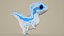 3D Cartoon Cute Dinosaur PBR model