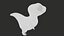 3D Cartoon Cute Dinosaur PBR model