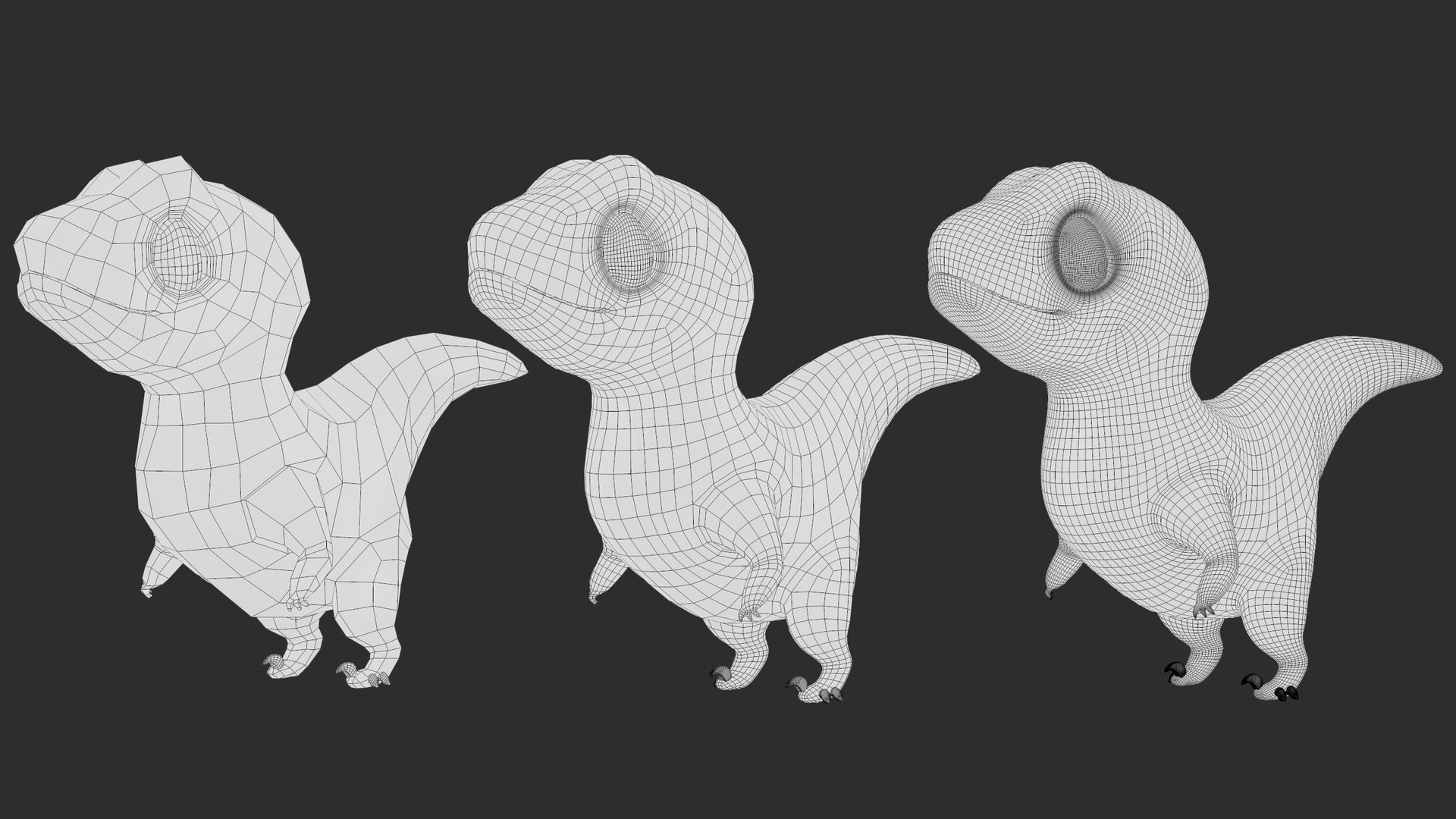 3D Cartoon Cute Dinosaur PBR model - TurboSquid 2075126
