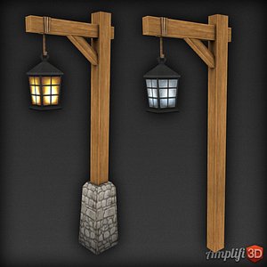 lamp post 3d model