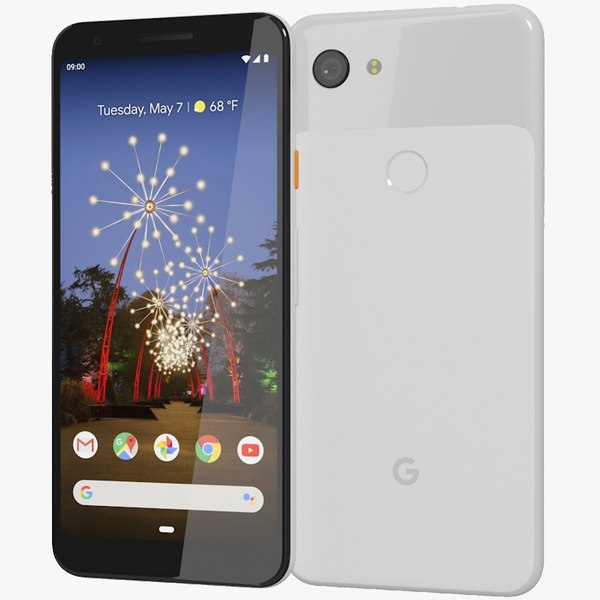 3D realistic google pixel 3a model