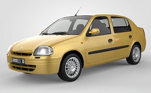 Renault Clio 2 Phase 1 Sedan 3D