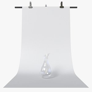 photography mini studio background 3D model