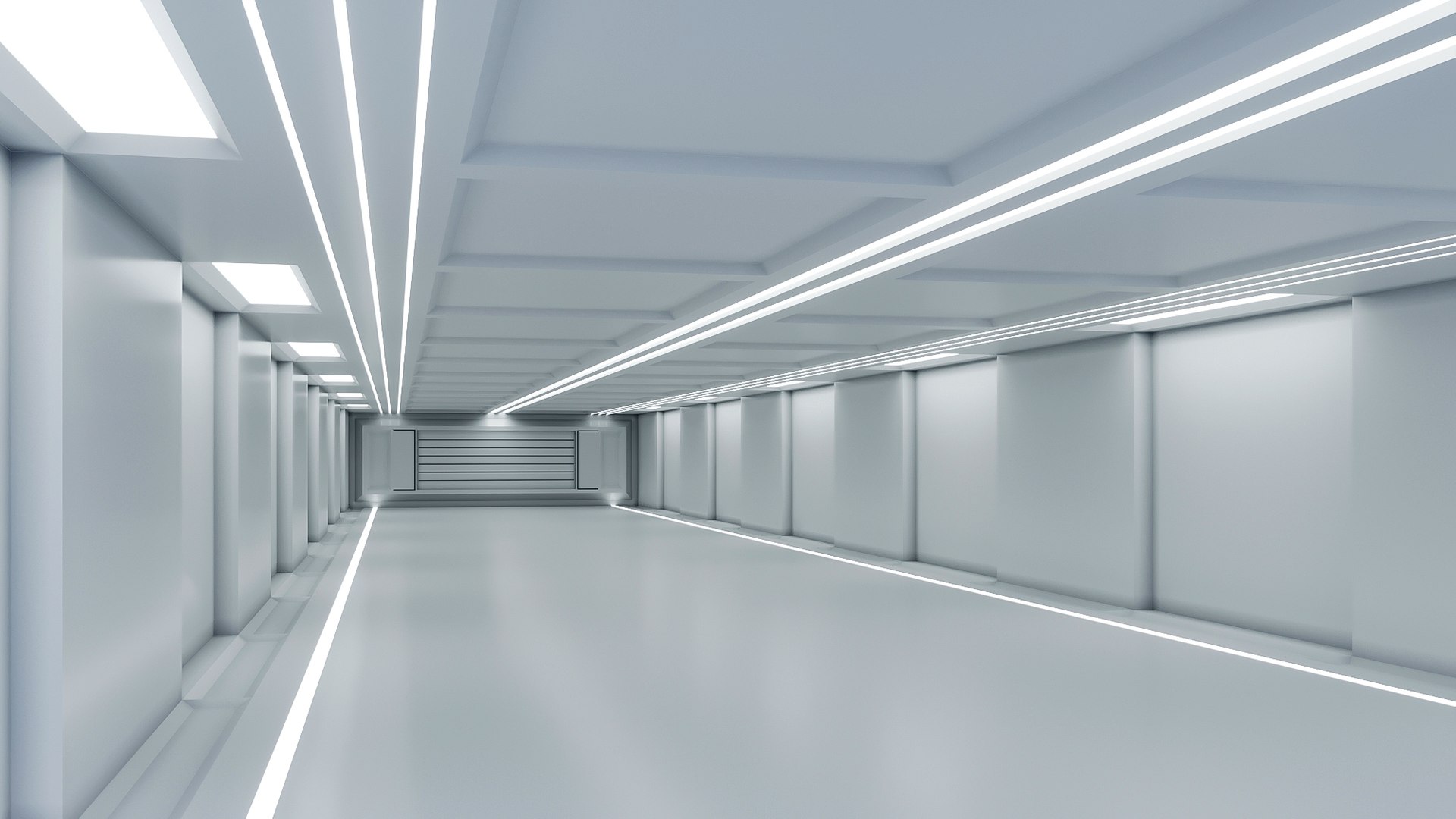 Low poly sci fi corridor 10 3D model - TurboSquid 2101267