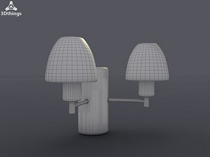 wall light modern chrome with white opaque glass shades002