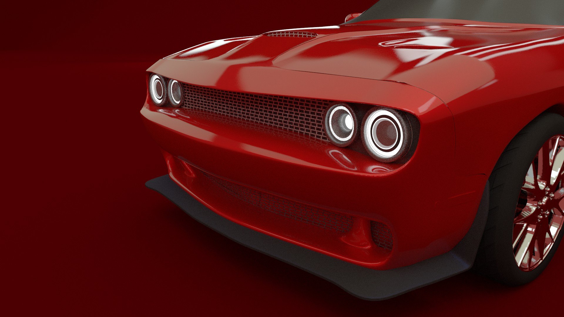 Dodge Challenger Srt 3D Model - TurboSquid 1554983