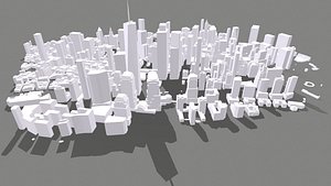 Cityscape New York USA Buildings