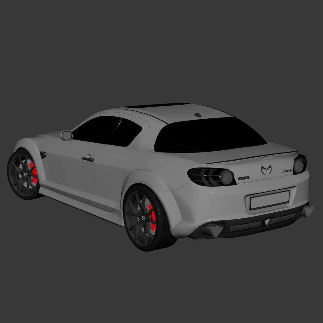 Mazda RX-8 2005-2008 Sports Car 3D Model 3D Model - TurboSquid 2543395