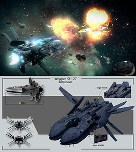 wriggler KH-27 battle cruiser