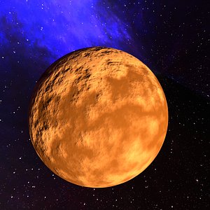 brown planet 1 3D model