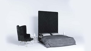 Modern Bed 01 model