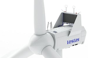 Wind Turbine Vestas With Details 3D model