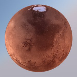 3D model mars 24k planet