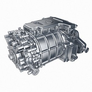 3D model Electric Vehicle Motor 1