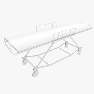 Ambulance stretcher - low poly