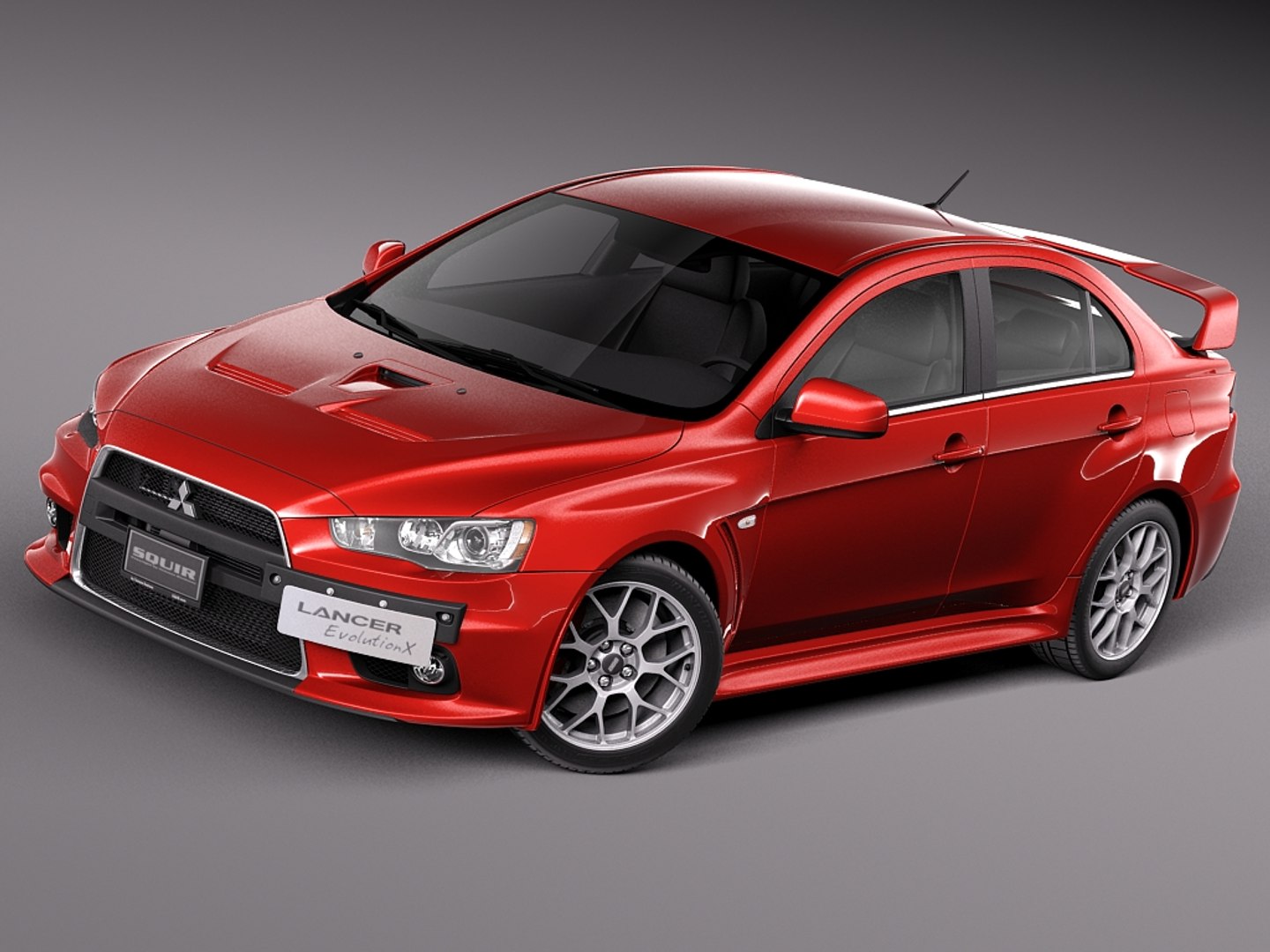 3d Model Mitsubishi 2008 Lancer