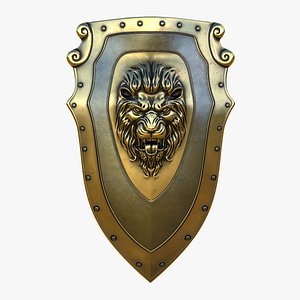Kite Shield A Gold (Textured)
