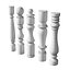 Balaustre in marmo Quintet con design classico 2