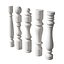 Balaustre in marmo Quintet con design classico 2