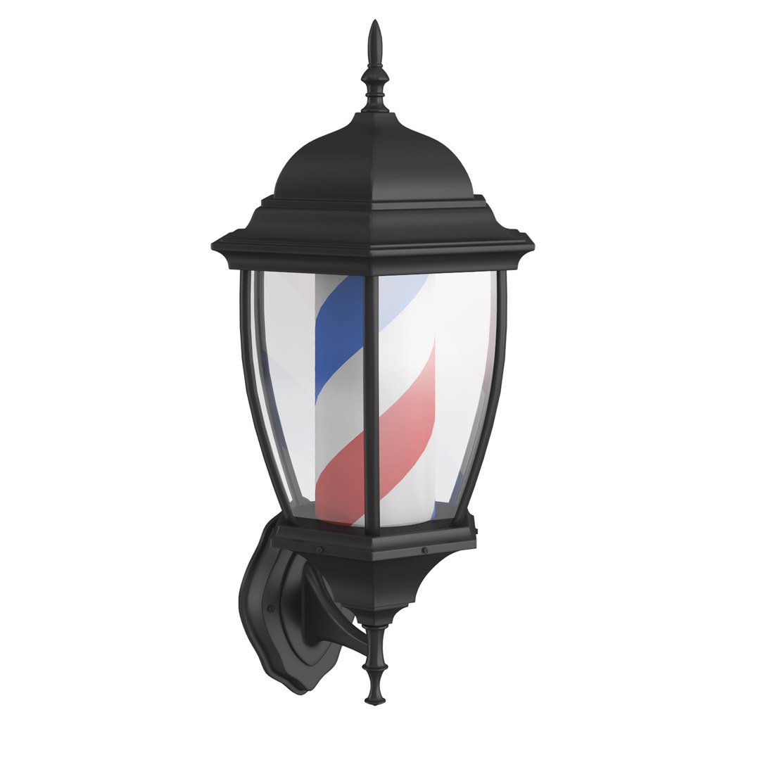 3D model barber lamps - TurboSquid 1683480