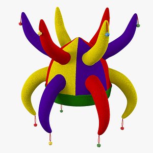 clown jester hat 3d max