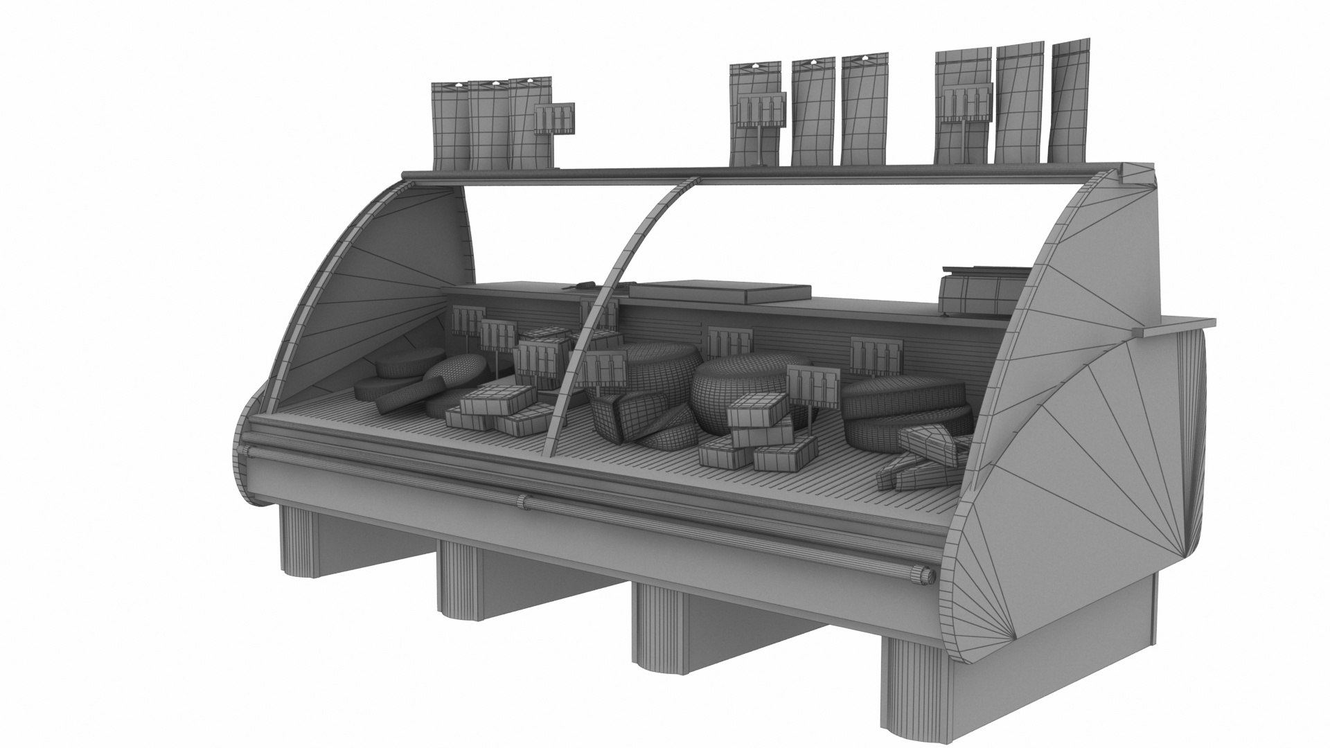 3D Cheese Display Stand - TurboSquid 1594459