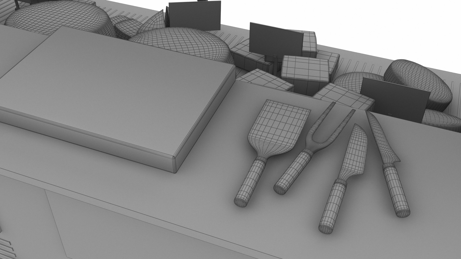 3D Cheese Display Stand - TurboSquid 1594459