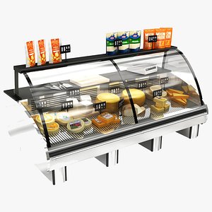 3D cheese display stand