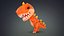 cartoon dinosaur pack 3D