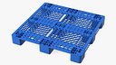 Anti Slip Plastic Pallet Blue