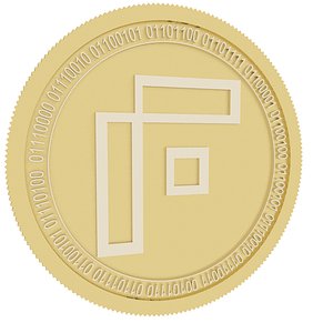 fysical gold coin 3D