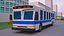 Low Poly Stylized Model Bus