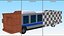 Low Poly Stylized Model Bus