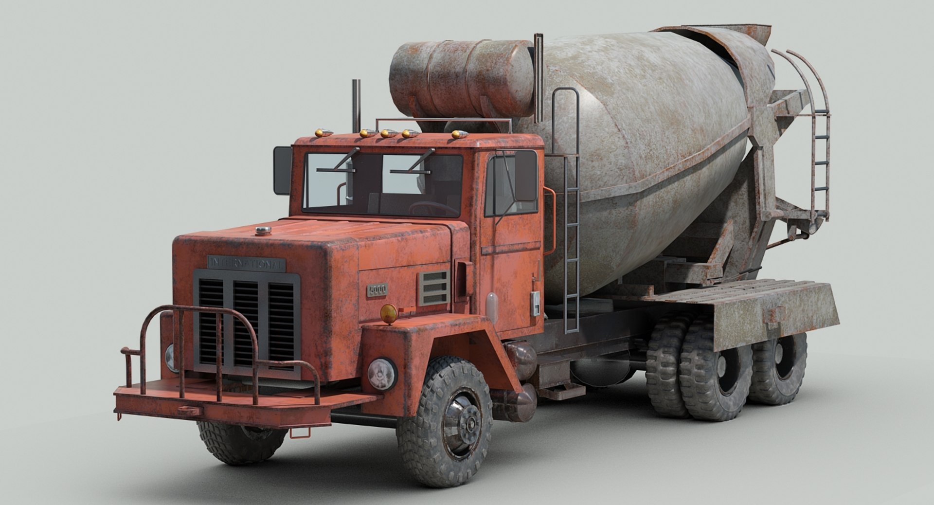 Industrial Cement Mixer Truck Model TurboSquid 1285066 Paystar 4